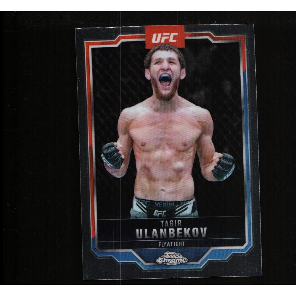 2024 Topps Chrome UFC Tagir Ulanbekov #109 Flyweight MMA Trading Card